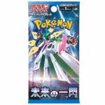 Future Flash Pokémon trading card game booster pack featuring vibrant artwork and collectible cards.