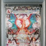 PSA 10 Charizard SAR #134 Pokémon card featuring a striking dragon design, titled "Ruler of the Black Flame."