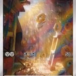 Meltan Japanese Art Rare card #081/071 in a workshop scene with sparks flying and metal tools around.