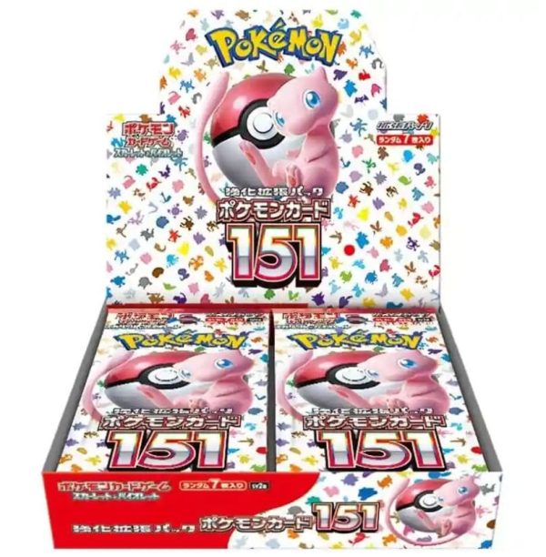 Pokémon Scarlet & Violet 151 Booster Box (sv2a) Japanska