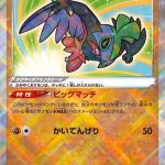 Pokemon card featuring a colorful bird character, showcasing its unique design and abilities.
