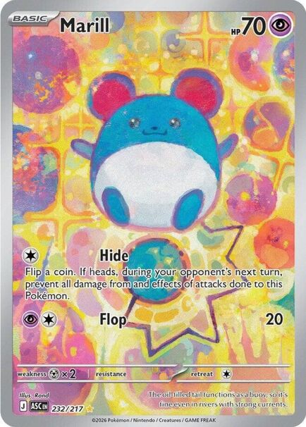 Marill IR #232/217 – Pokémon Mega Evolution: Ascended Heroes
