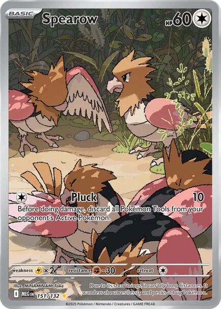 Spearow Illustration Rare #151/132 – Pokémon Mega Evolution
